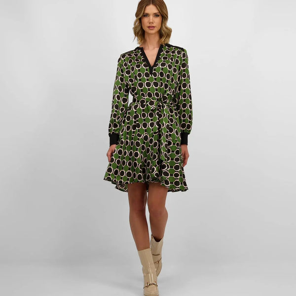 MINI VESTIDO CREPE ACETINADO