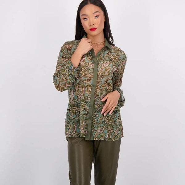 CAMISA PAISLEY DE CETIM