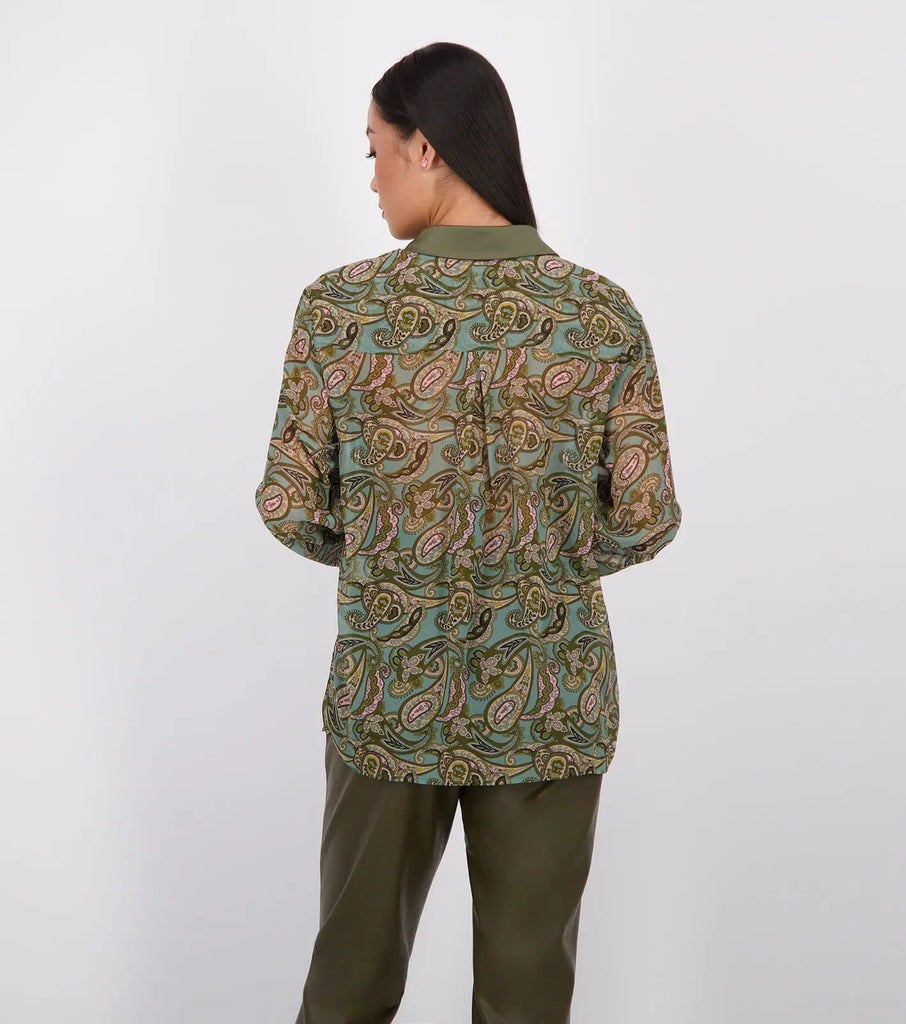 CAMISA PAISLEY DE CETIM