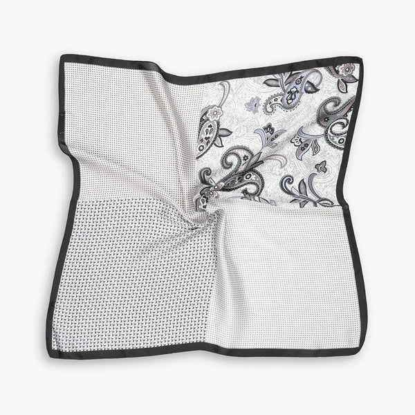 LENÇO QUADRADO COM RISCAS