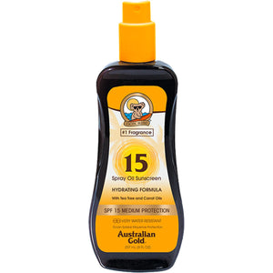 Australian Gold SPF 15 SPRAY OIL C/CENOURA  237ml