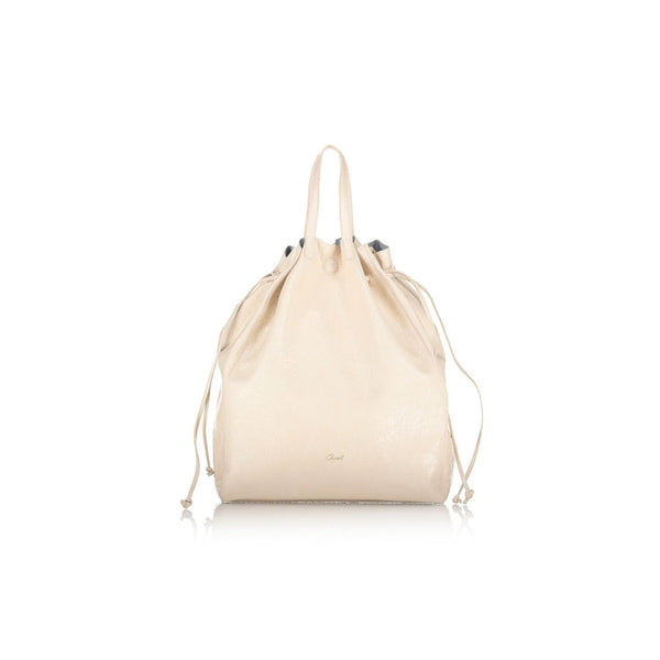 INES REVERSIBLE BAG WITH INNER POUCH AND STRINGS