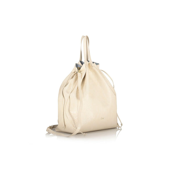 INES REVERSIBLE BAG WITH INNER POUCH AND STRINGS