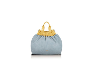 INES REVERSIBLE BAG WITH INNER POUCH AND FRILL