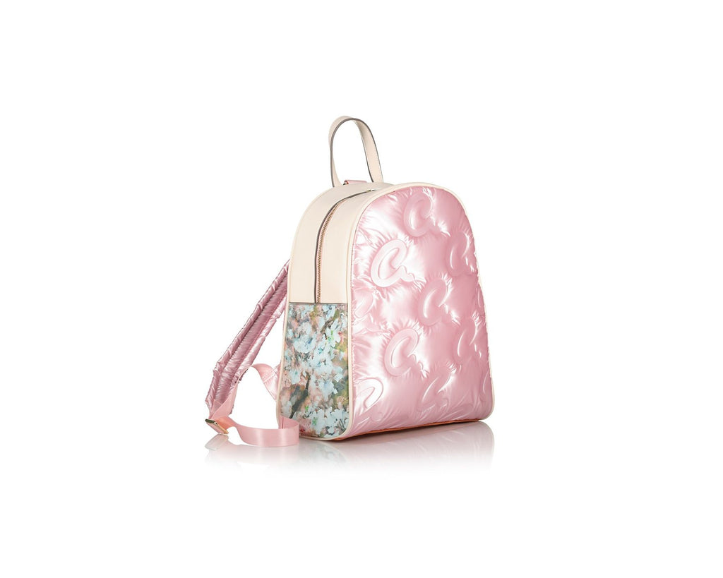 LUNA NYLON BACKPACK WITH MONOGRAMS