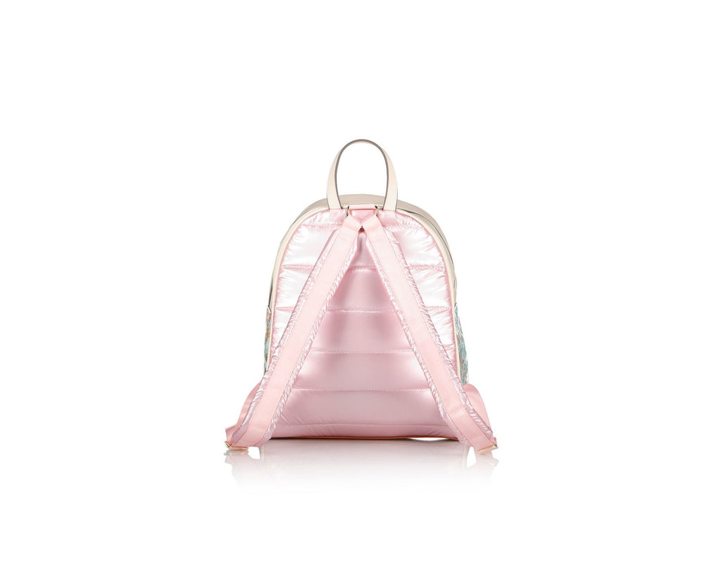 LUNA NYLON BACKPACK WITH MONOGRAMS