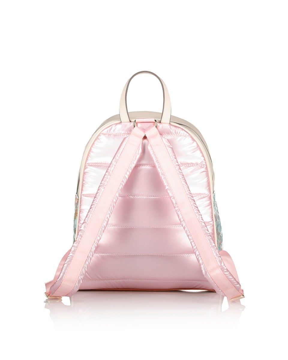 LUNA NYLON BACKPACK WITH MONOGRAMS