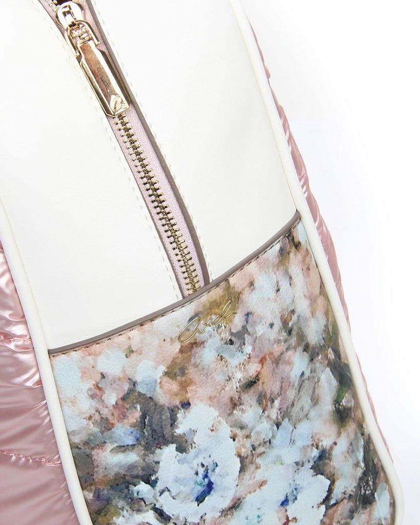 LUNA NYLON BACKPACK WITH MONOGRAMS