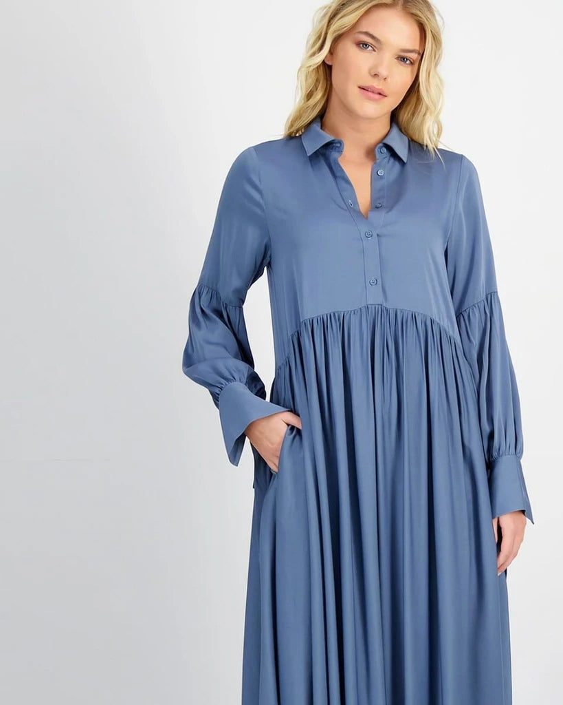 OVERSIZED ECOVERO FABRIC DRESS