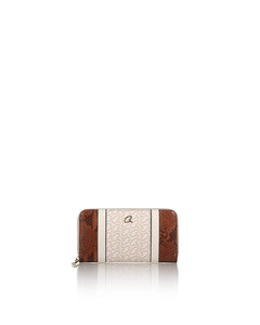 CAROLINE WALLET WITH SNAKE TEXTURE DETAIL