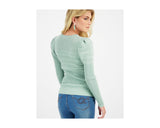 MIX KNIT LONG SLEEVE TOP