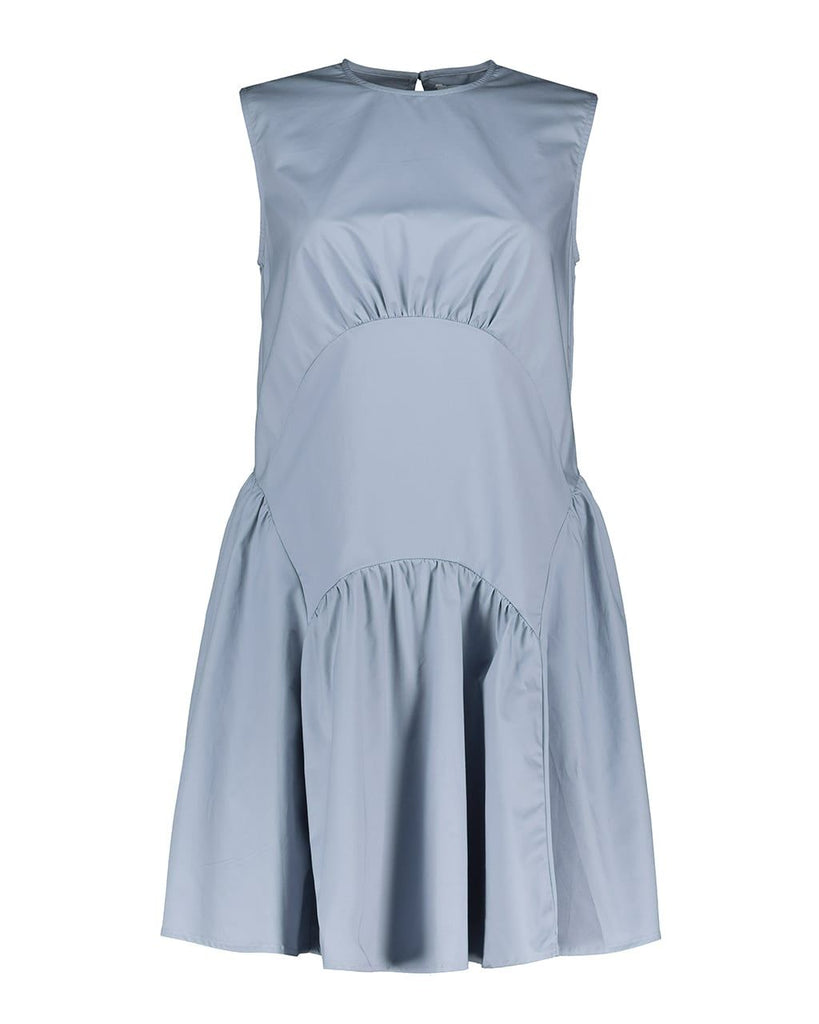 MINI POPLIN SLEEVELESS DRESS