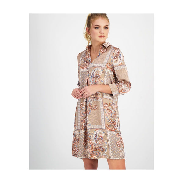 PAISLEY PRINTED TUNIC DRESS