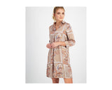 PAISLEY PRINTED TUNIC DRESS