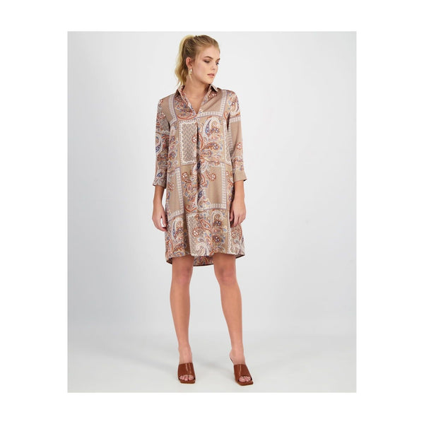 PAISLEY PRINTED TUNIC DRESS