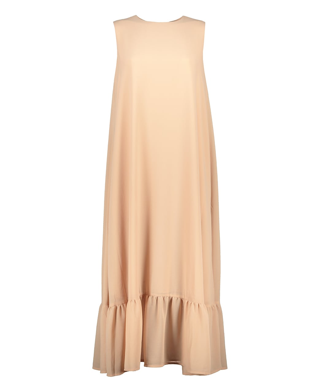 SLEEVELESS MAXI DRAPE DRESS