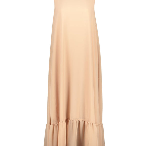 SLEEVELESS MAXI DRAPE DRESS