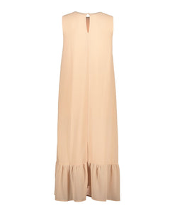 SLEEVELESS MAXI DRAPE DRESS