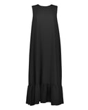 SLEEVELESS MAXI DRAPE DRESS