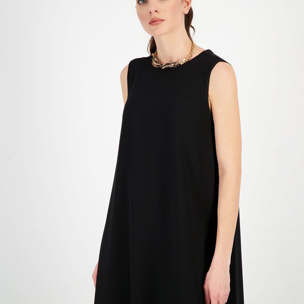 SLEEVELESS MAXI DRAPE DRESS