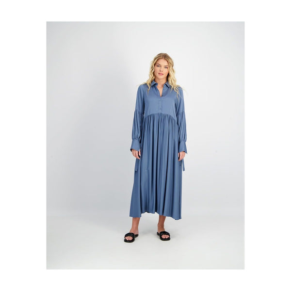 KIMONO WRAP ECOVERO FABRIC DRESS