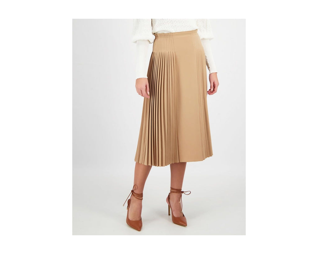 PLEATED MIDI SKIRT