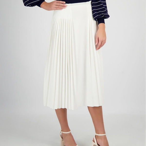 PLEATED MIDI SKIRT