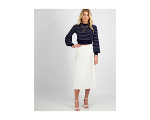 PLEATED MIDI SKIRT