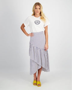 FRILLED MAXI SKIRT