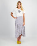 FRILLED MAXI SKIRT