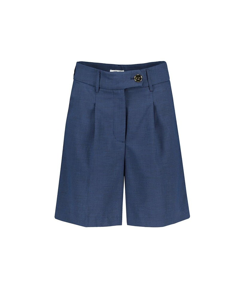 HIGH WAISTED GOLD BUTTON WIDE SHORTS