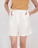 PLEAT DETAIL WIDE SHORTS