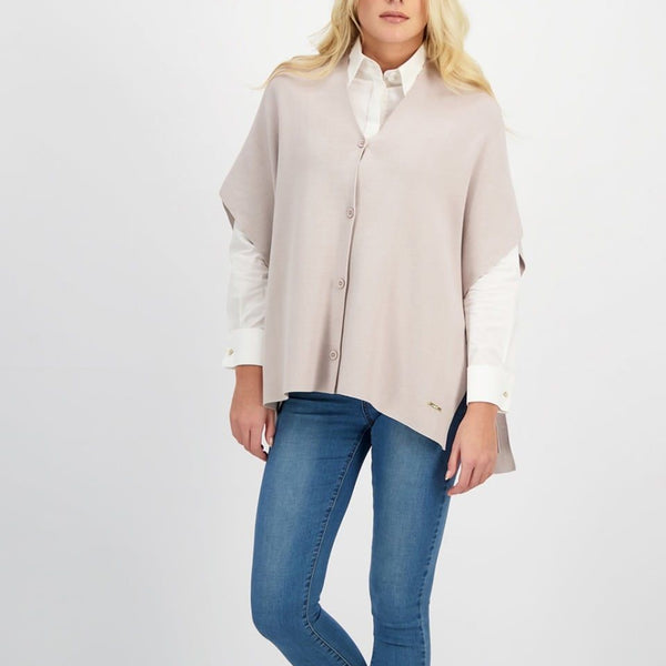 SIDE SLIT KNITTED CARDIGAN