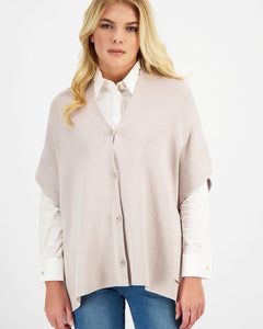 SIDE SLIT KNITTED CARDIGAN