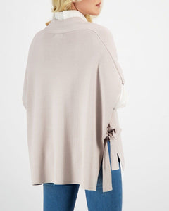 SIDE SLIT KNITTED CARDIGAN