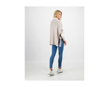 SIDE SLIT KNITTED CARDIGAN