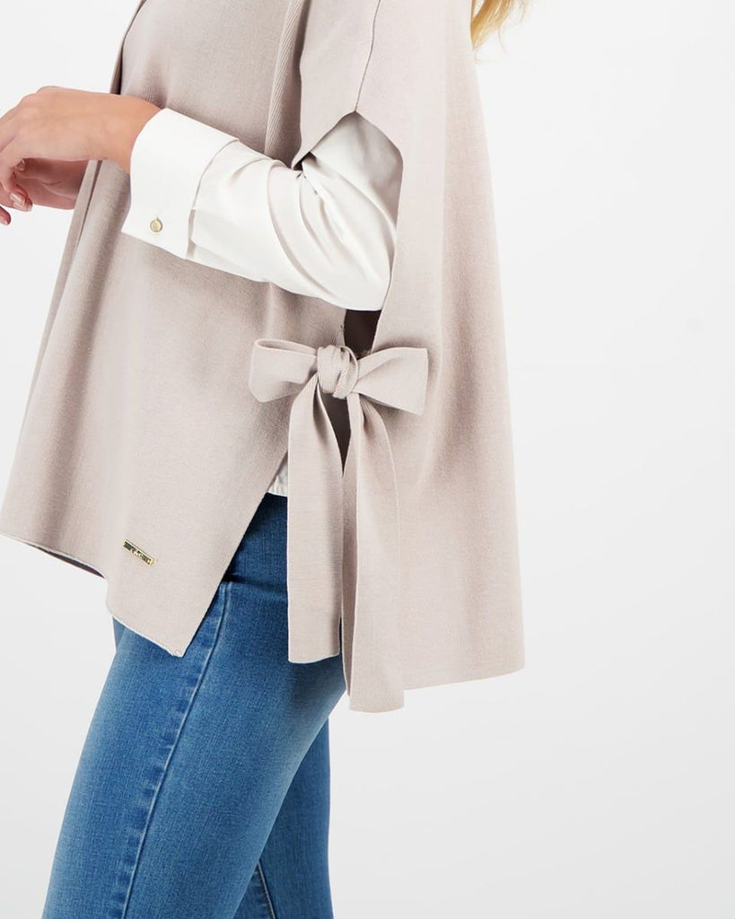 SIDE SLIT KNITTED CARDIGAN