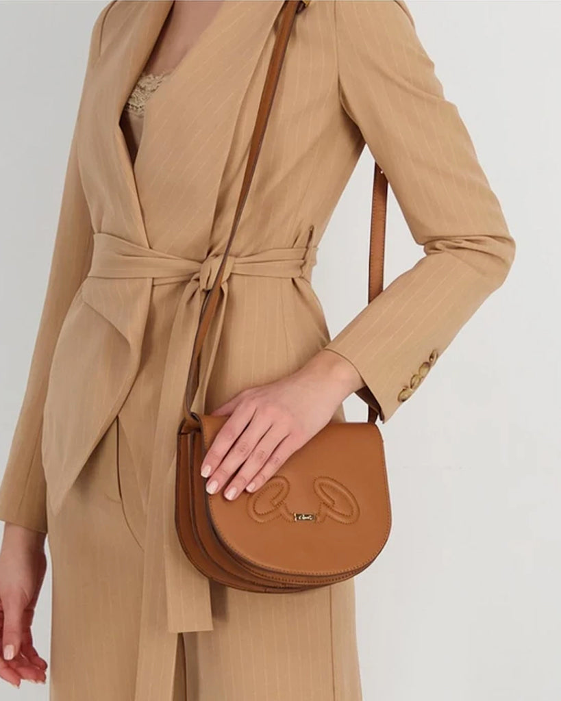 RHEA BAG FROM RECYCLE MATERIAL WITH LONG STRAP