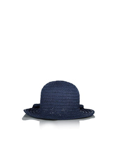 HAT WITH BOW BACK