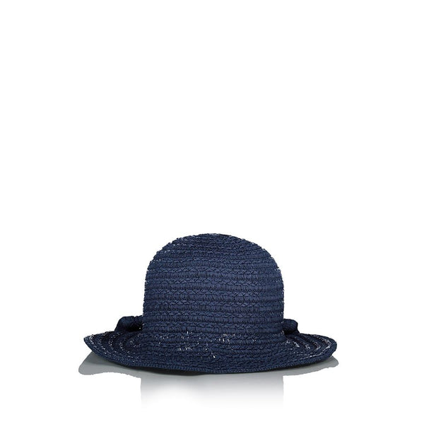 HAT WITH BOW BACK