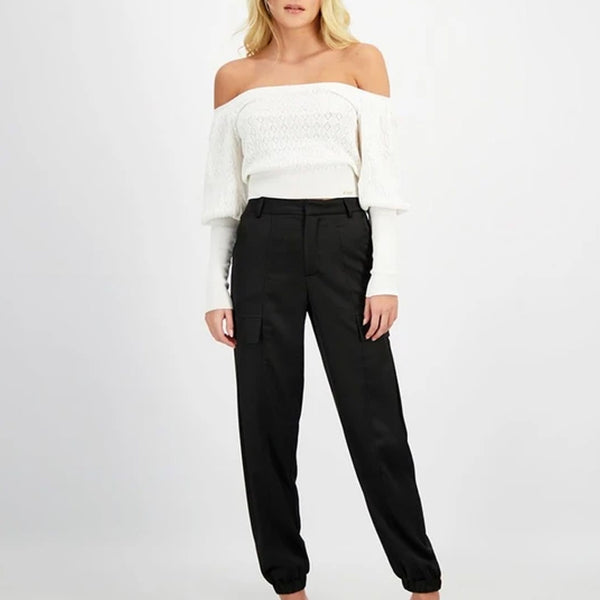 CARGO TROUSERS WITH ELASTIC HEM