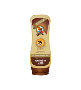 AUSTRALIAN GOLD LOÇÃO SPF15 COM BRONZEADOR