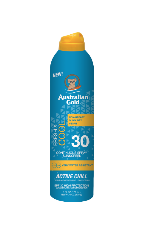 Australian Gold SPF 30 SPRAY CONTÍNUO ACTIVE CHILL  177ml