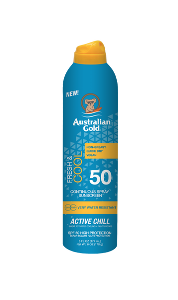 Australian Gold SPF 50 SPRAY CONTÍNUO ACTIVE CHILL  177ml