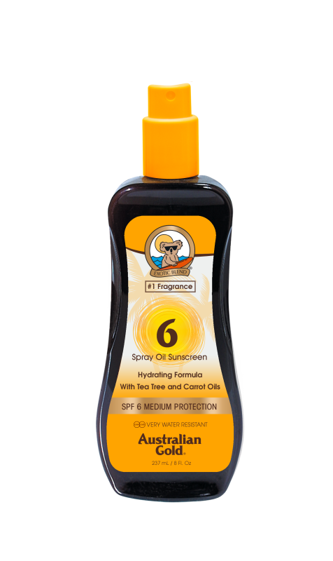 Australian Gold SPF 6 SPRAY OIL C/CENOURA  237ml