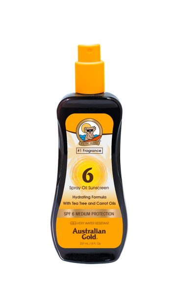 Australian Gold SPF 6 SPRAY OIL C/CENOURA  237ml