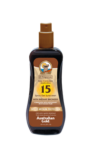 Australian Gold SPF 15 SPRAY GEL COM BRONZER  237ml